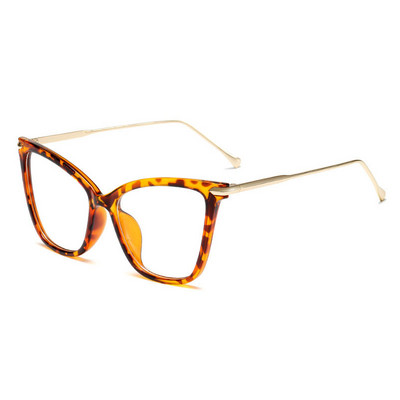 Madingi kačių akių akinių rėmeliai moterims Seksualūs dideli metaliniai rėmeliai prabangūs prekės ženklo dizaino moteriški optiniai akiniai akiniai