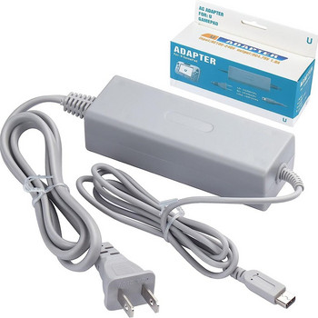 Зарядно устройство за геймпад Nintendo Wii U, резервно захранване AC адаптер Стенно зарядно устройство Геймпад контролер