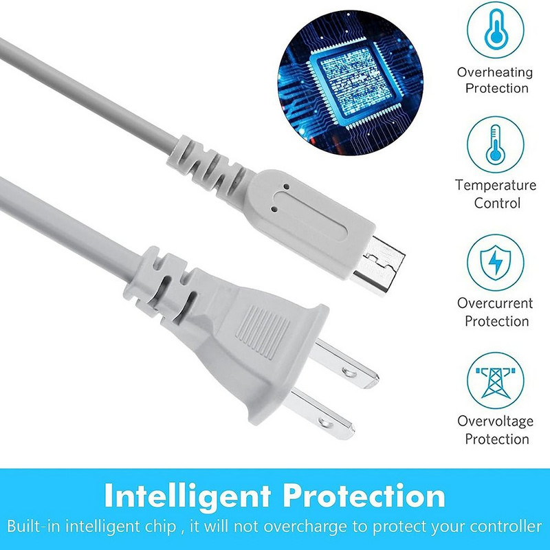 Nabíjačka pre Nintendo Wii U Gamepad, Náhradný napájací zdroj AC adaptér Nabíjačka do steny Gamepad ovládač