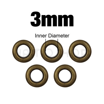 200 vnt. skylės metalinės kilpos, varinės spalvos su poveržle, skirtos pasidaryk pats, odiniai aksesuarai, batai, diržas, krepšys, žymės, drabužiai