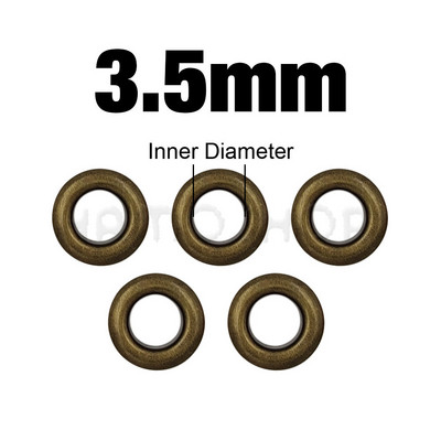 200 vnt. skylės metalinės kilpos, varinės spalvos su poveržle, skirtos pasidaryk pats, odiniai aksesuarai, batai, diržas, krepšys, žymės, drabužiai