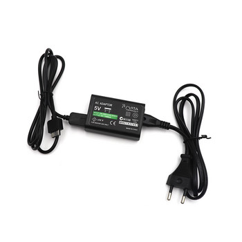 EU US Plug Домашно стенно зарядно устройство Адаптер за Sony PlayStation PSVITA PS Vita PSV 1000 с USB трансфер на данни Кабел за зареждане Кабел
