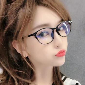 Εξαιρετικά ελαφριά ψεύτικα γυαλιά γυαλιά για γυναίκες ρετρό οπτικά γυαλιά σκελετός Γυναικεία χωρίς πτυχίο γυαλιά οράσεως για κορίτσια