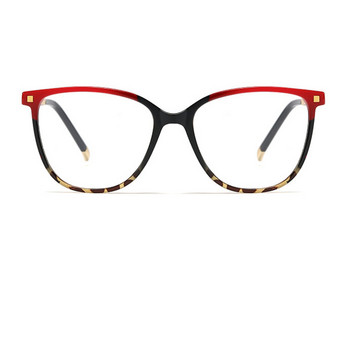 Винтидж модни квадратни очила Дамски маркови дизайнерски прозрачни стъкла Големи оптични рамки за очила Рамки за очила за дами