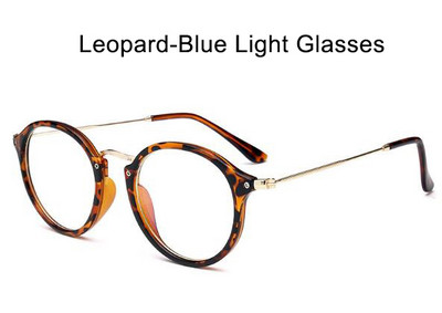 Naiste läbipaistvad prillid ümmargused sinised heledad prillid meeste arvutimänguprillid väsimusvastased optilised prillid, raam Seksikas