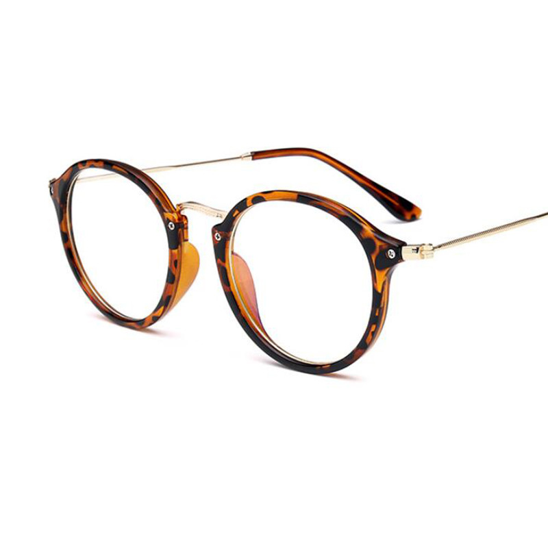 Naiste läbipaistvad prillid ümmargused sinised heledad prillid meeste arvutimänguprillid väsimusvastased optilised prillid, raam Seksikas