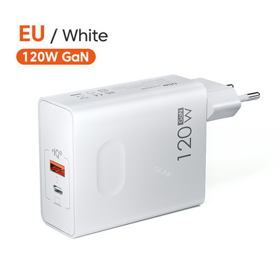 Olaf 120W GaN USB PD töltő Gyorstöltő C típusú mobiltelefon gyorstöltő USB C hálózati adapter iPhone 13 Xiaomi Samsung telefonhoz