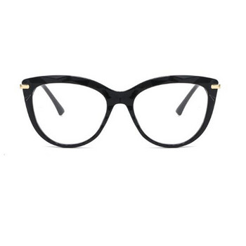 Прозрачни рамки за очила Дамски модни прозрачни очила котешко око Миопия маниак маниак Оптични рамки Очила без рецепта oculos