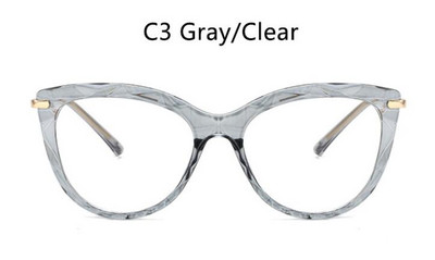 Läbipaistev prillide raam Naiste Mood Läbipaistvad kassisilmad Prillid Lühinägelikkus Nerd nohik Optilised raamid Retseptita prillid oculos