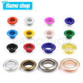 4/5/6/8/10/12 mm Metalinės kilpos Įvorės skylės žiedas Daugiaspalvis su poveržle, skirtas iškarpų albumui batams Diržo dangtelis Krepšys Drabužiai Odiniai dirbiniai