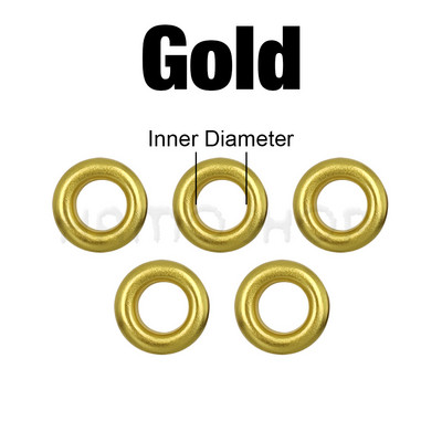 4/5/6/8/10/12 mm Metalinės kilpos Įvorės skylės žiedas Daugiaspalvis su poveržle, skirtas iškarpų albumui batams Diržo dangtelis Krepšys Drabužiai Odiniai dirbiniai