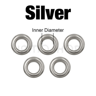 4/5/6/8/10/12 mm Metalinės kilpos Įvorės skylės žiedas Daugiaspalvis su poveržle, skirtas iškarpų albumui batams Diržo dangtelis Krepšys Drabužiai Odiniai dirbiniai