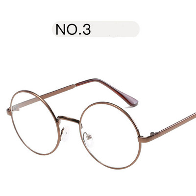 Vintage kerek hamis szemüvegek női átlátszó lencsék optikai szemüvegek fém szemüvegkeret fekete ezüst nerd szemüvegek