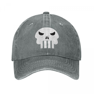 Șapcă cu visieră de primăvară vară cu craniu pentru bărbați, femei, șapcă de baseball, epocă, Halloween, groază, schelet, pălării, denim, caschetă în aer liber