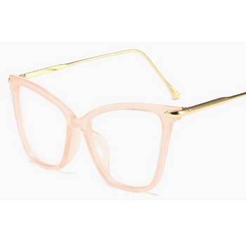 Γυαλιά ρετρό Cat Eye Γυναικεία γυαλιά Σκελετός Πολυτελής μάρκας σχεδιαστής γυαλιά Διαφανή γυαλιά γάτας Γυναικεία γυαλιά