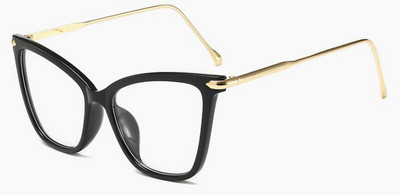 Retro kačių akiniai Moteriški akinių rėmeliai Prabangūs prekės ženklo dizainerio akiniai Skaidrūs katės akių akiniai Moteriški akiniai