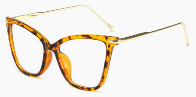 Retro kačių akiniai Moteriški akinių rėmeliai Prabangūs prekės ženklo dizainerio akiniai Skaidrūs katės akių akiniai Moteriški akiniai