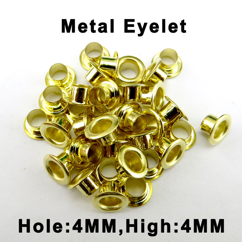 200 rinkinių 4 mm metalinė kilpa, odinė rankdarbių taisymo įvorė, apvali akių žiedai batams krepšys, drabužiai, odinė diržo kepurė