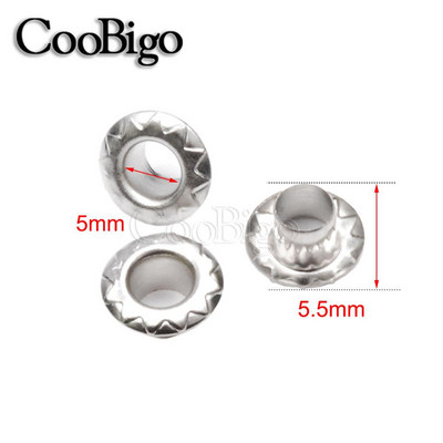 100 vnt. Metalinės ąselės Sun Star gėlių ąselės drabužiams Oda amatai DIY Scrapbooking siuvimo priedai