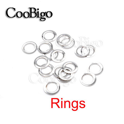 100 vnt. Metalinės ąselės Sun Star gėlių ąselės drabužiams Oda amatai DIY Scrapbooking siuvimo priedai