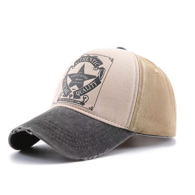 Αμερικάνικα πλυμένα βαμβακερά καπέλα μπέιζμπολ Άνοιξη Καλοκαίρι Snapback Καπέλο Hip Hop Εφαρμοσμένα Καπέλα Εξωτερικά Casual πολύχρωμα ανδρικά γυναικεία καπέλα