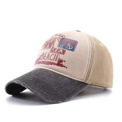Αμερικάνικα πλυμένα βαμβακερά καπέλα μπέιζμπολ Άνοιξη Καλοκαίρι Snapback Καπέλο Hip Hop Εφαρμοσμένα Καπέλα Εξωτερικά Casual πολύχρωμα ανδρικά γυναικεία καπέλα
