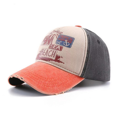 Αμερικάνικα πλυμένα βαμβακερά καπέλα μπέιζμπολ Άνοιξη Καλοκαίρι Snapback Καπέλο Hip Hop Εφαρμοσμένα Καπέλα Εξωτερικά Casual πολύχρωμα ανδρικά γυναικεία καπέλα