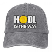 Πλυμένο ανδρικό καπάκι μπέιζμπολ HODL Trucker Snapback Caps Dad Hat The Evolution of Money Καπέλα γκολφ Bitcoin Btc