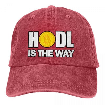 Πλυμένο ανδρικό καπάκι μπέιζμπολ HODL Trucker Snapback Caps Dad Hat The Evolution of Money Καπέλα γκολφ Bitcoin Btc