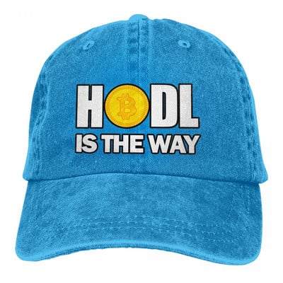 Πλυμένο ανδρικό καπάκι μπέιζμπολ HODL Trucker Snapback Caps Dad Hat The Evolution of Money Καπέλα γκολφ Bitcoin Btc