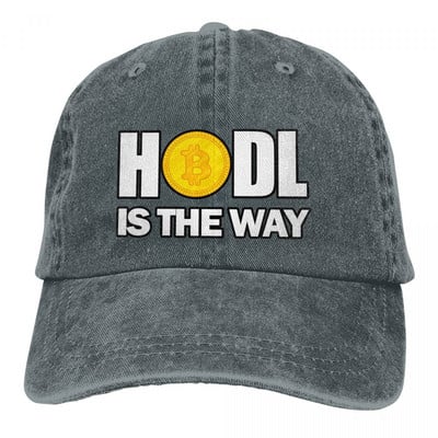 Πλυμένο ανδρικό καπάκι μπέιζμπολ HODL Trucker Snapback Caps Dad Hat The Evolution of Money Καπέλα γκολφ Bitcoin Btc