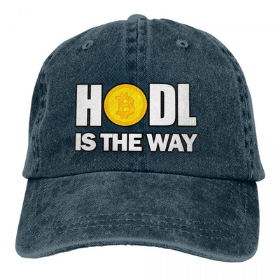 Πλυμένο ανδρικό καπάκι μπέιζμπολ HODL Trucker Snapback Caps Dad Hat The Evolution of Money Καπέλα γκολφ Bitcoin Btc