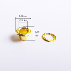 100 vnt. 2 mm skylės varinės kilpos, skirtos „pasidaryk pats“ „Leathercraft“ iškarpų knygelėms Batai Diržo dangtelis Krepšys Žymos Drabužiai Priedai