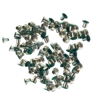 100 vnt. 2 mm skylės varinės kilpos, skirtos „pasidaryk pats“ „Leathercraft“ iškarpų knygelėms Batai Diržo dangtelis Krepšys Žymos Drabužiai Priedai