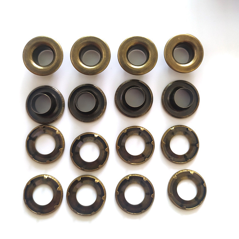 10 rinkinių nerūdijančio plieno automobilių sunkvežimių drobės kilpos mygtuko kniedės nuo lietaus audinio stogelio žiedo kniedės