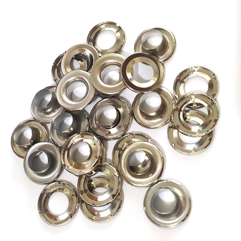 10 rinkinių 304 nerūdijančio plieno sidabro įvorės ąselės, tinkančios odai, pasidaryk pats, amatų batai, diržo dangtelis, kilpos, įrankių priedai