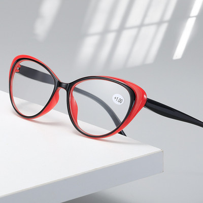 Fashion Cat Eye Γυαλιά Γυναικεία Γυαλιά Ανάγνωσης Ανδρικά Γυαλιά ανάγνωσης Υπερμετρωπίας Υπολογιστή Αναγνώστες μπλε φωτός Διόπτρα +1,0~+4,0