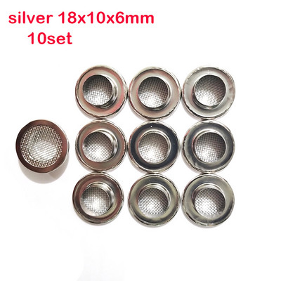 10 rinkinių varinių metalinių tuščiavidurių kniedių kilpos su tinklu, skirtos „pasidaryk pats“ čiužinio tinklelio tinklelio dujinės kilpos Priedai