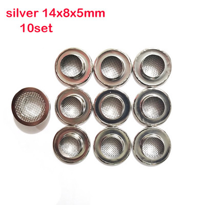 10 rinkinių varinių metalinių tuščiavidurių kniedių kilpos su tinklu, skirtos „pasidaryk pats“ čiužinio tinklelio tinklelio dujinės kilpos Priedai