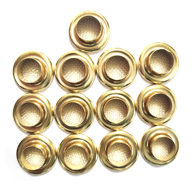 10 rinkinių varinių metalinių tuščiavidurių kniedių kilpos su tinklu, skirtos „pasidaryk pats“ čiužinio tinklelio tinklelio dujinės kilpos Priedai