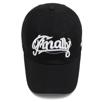 Unisex γράμματα κεντήματα καπέλο μπέιζμπολ Γυναικεία αθλητικά καπέλα για υπαίθριο χώρο Καπέλο casual snapback για άντρες Καπέλα μπαμπάς Hip hop γυναικείο καπέλο