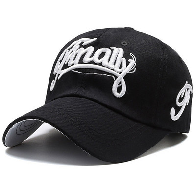 Unisex raidžių siuvinėjimas beisbolo kepurė Moteriškos lauko sportinės kepurės Laisvalaikės Snapback Skrybėlė vyrams Tėčio kepuraitės Hip Hop Moteriška kepurė