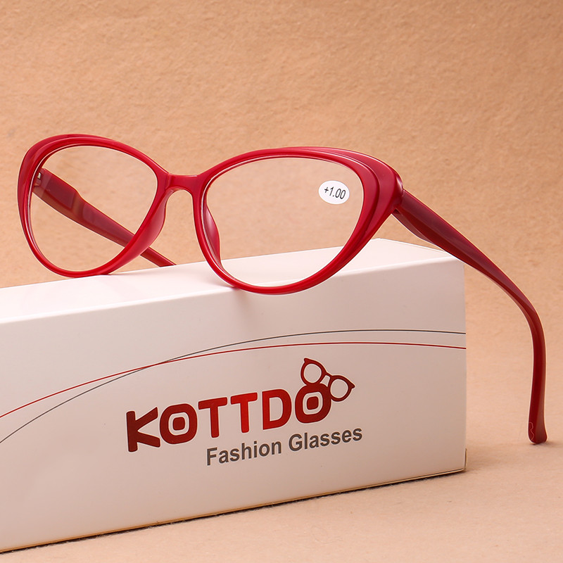 Модни котешки очи Дамски очила за четене Мъжки далекогледство Очила Компютър Пресбиопия Диоптър +1,0+1,5+2,0+2,5+3,0+3,5+4,0