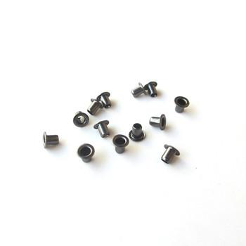 100 τμχ 1,5/2/2,5 χιλιοστά Round Eye Rings Metal Eyelet For Leather Craft Repair Eyelet For Shoes Bag Clothing Δερμάτινο καπέλο ζώνης