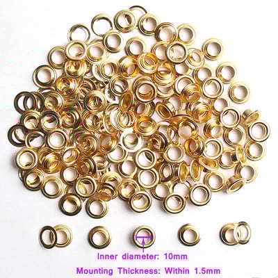 100 rinkinių Varinės kilpos žiedai, apvalūs žiedai, skirti pasidaryk pats.