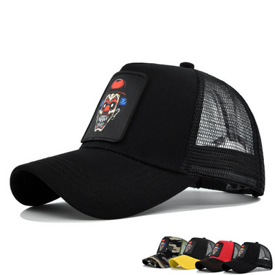 Noi bărbați hip hop șepci de baseball broderie clovn vară plasă os pălării camioner pentru femei bărbați casquette snapback tată șapcă de pescuit