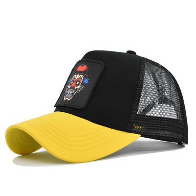 Noi bărbați hip hop șepci de baseball broderie clovn vară plasă os pălării camioner pentru femei bărbați casquette snapback tată șapcă de pescuit