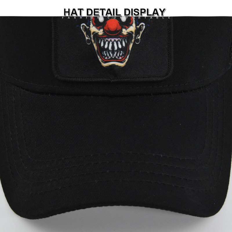 Noi bărbați hip hop șepci de baseball broderie clovn vară plasă os pălării camioner pentru femei bărbați casquette snapback tată șapcă de pescuit