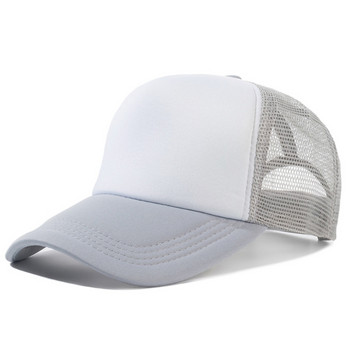 20221 Νέο καπέλο μπέιζμπολ μόδας Unisex Καλοκαιρινό αναπνεύσιμο διχτυωτό καπέλα μονόχρωμο άγρια περιστασιακά καπέλα Hip Hop Sun Καπέλα Trucker