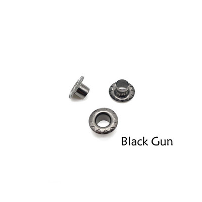 100 vnt. 5 mm skylė Saulės gėlė Metalinės kilpos, skirtos „Scrapbooking“ Batai Batai Diržas Krepšys Drabužiai Siuvimas Oda Amatai „Pasidaryk pats“ priedai